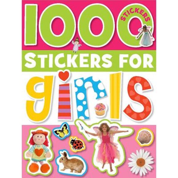 1000 Stickers for Girls [With Sticker(s)] -- Make Believe Ideas - Picture 1 of 1